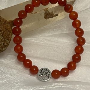 Ágata Fogo Pulseira