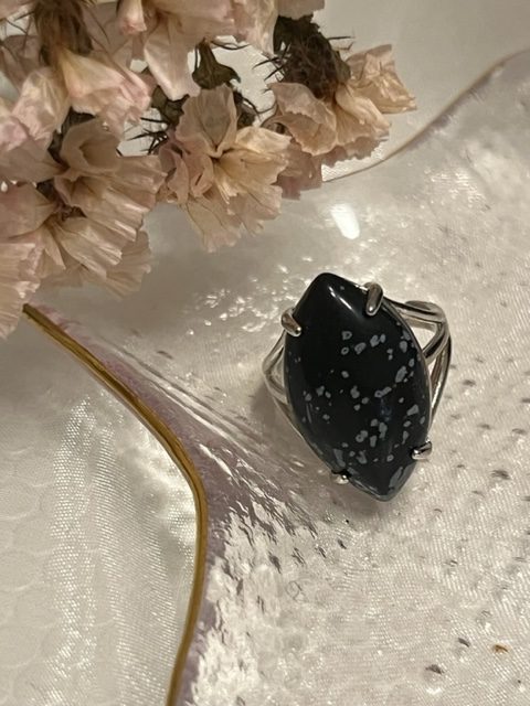 OBSIDIANA FLOCOS NEVE