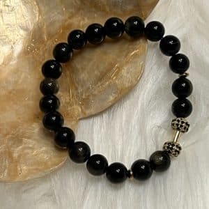 Obsidiana Dourada Pulseira