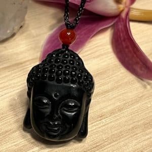 Obsidiana Negra Pendente