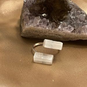 Selenite Anel em aço