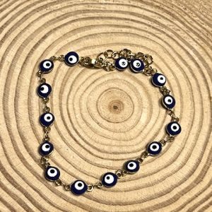 Olho Turco Pulseira de tornozelo