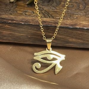 Olho de Hórus Pendente em aço