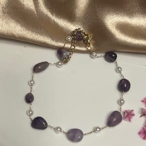 Pulseiras de Tornozelo com Cristais