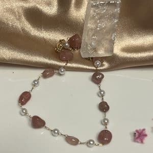 Pulseiras de Tornozelo com Cristais
