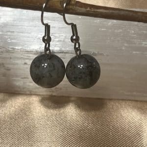 Quartzo Turmalinado brincos bola