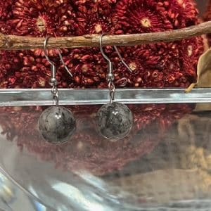 Quartzo Turmalinado brincos bola