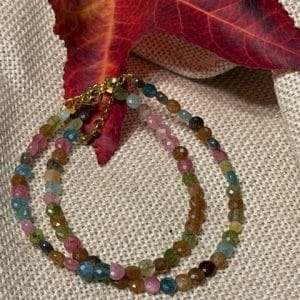 Turmalina Multicolor Pulseira