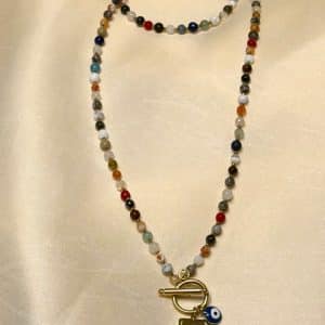 Cristais Colar com Olho Turco