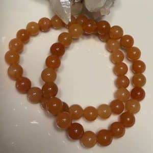 Aventurina Laranja Pulseira 8mm
