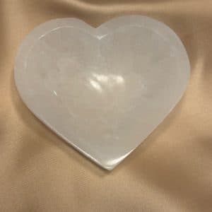 Selenite Taça Coração