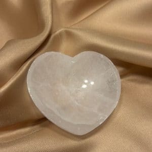 Selenite Taça Coração