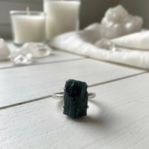Turmalina Negra Anel
