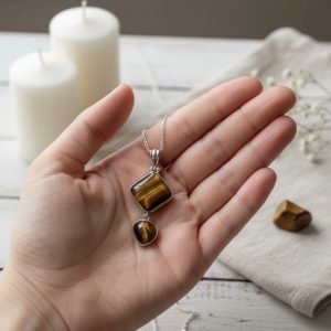 Olho de Tigre Pendente