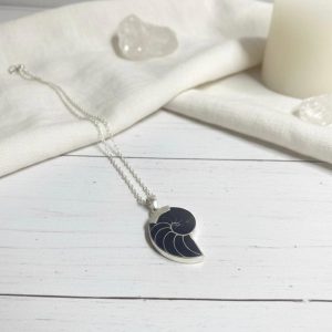 Nautilus Pendente em Prata