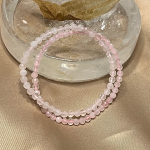 Quartzo Rosa Pulseira