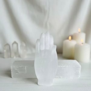 Selenite Mão 8cms