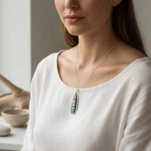 Concha de Abalone Pendente