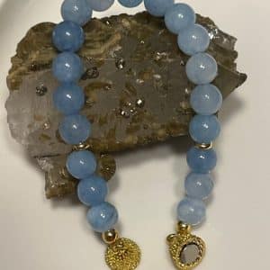 Calcite Azul Pulseira 8mm