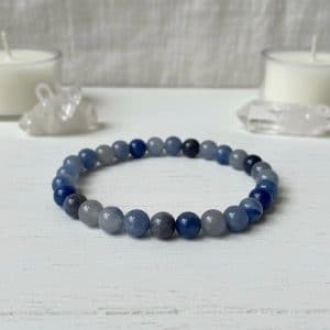 Aventurina Azul Pulseira 8mm