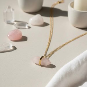 Quartzo Rosa Pendente