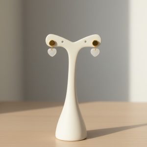 Quartzo Cristal Brincos