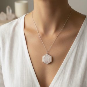 Quartzo Cristal Pendente