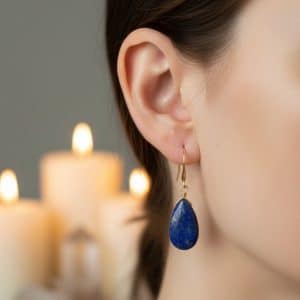 Lápis Lazúli Brincos