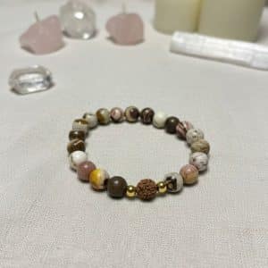 Jaspe Chocolate Pulseira 8mm