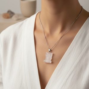 Quartzo Cristal Pendente