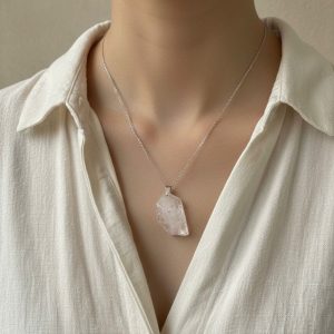 Quartzo Cristal Pendente