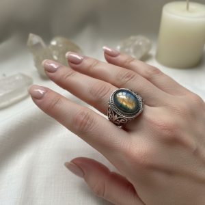 Labradorite Anel